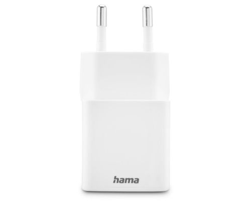 Hama Fast Charger, 1x USB-C, 1x USB-A, Mini-Charger, PD, 20 W, white, image , 4 image