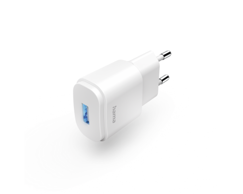 Мрежово зарядно HAMA, USB-A, 6 W, Бял, image 