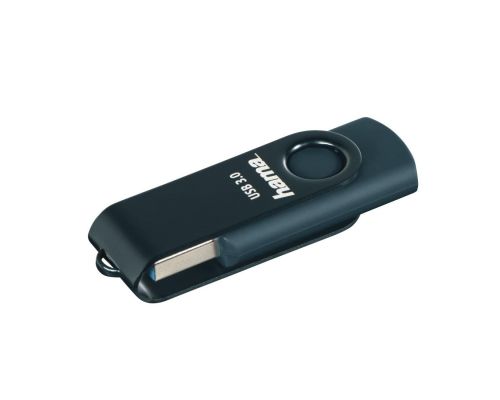 USB памет HAMA Rotate, 32GB, UBS 3.0 70 MB/s, Петролно синьо, image 