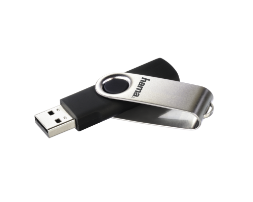 USB памет HAMA Rotate, 64GB, 10 MB/s, Черен, image _ab__is.image_number.default