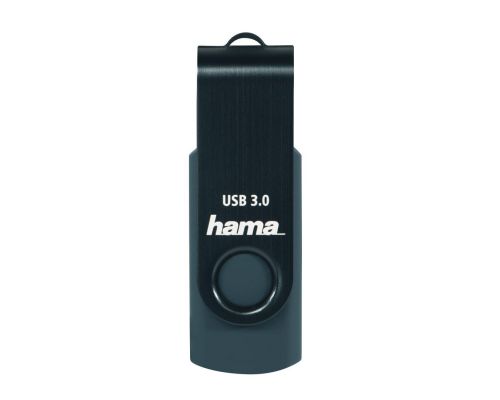 USB памет HAMA Rotate, 64GB, USB 3.0 70 MB/s, Петролно синьо, image _ab__is.image_number.default