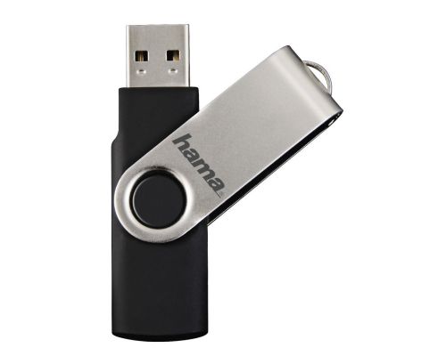 USB памет HAMA Rotate, 64GB, 10 MB/s, Черен, image _ab__is.image_number.default