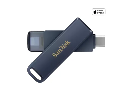 USB stick SanDisk, Phone Drive for iPhone - 256GB, USB-A/ USB-C,100Mb/s, image 