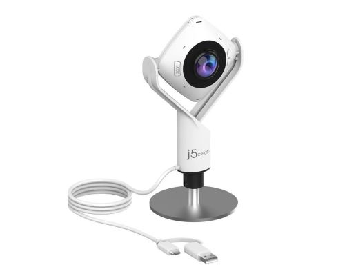 Уеб камера j5create JVCU360 All Around UltraHD,1080p, микрофон, USB, 360°, image 