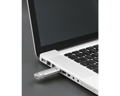 USB памет HAMA Тип USB-C/USB-A 3.0 Laeta, 32GB, 40 MB/s, silver, image _ab__is.image_number.default