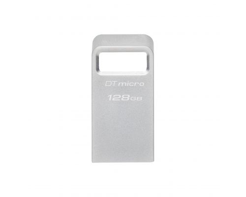 USB памет KINGSTON DataTraveler Micro, 128GB,USB-A 3.2 Gen 1, Сребрист, image 