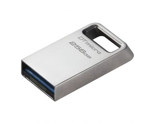 USB памет KINGSTON DataTraveler Micro, 256GB,USB-A 3.2 Gen 1, Сребрист, image _ab__is.image_number.default
