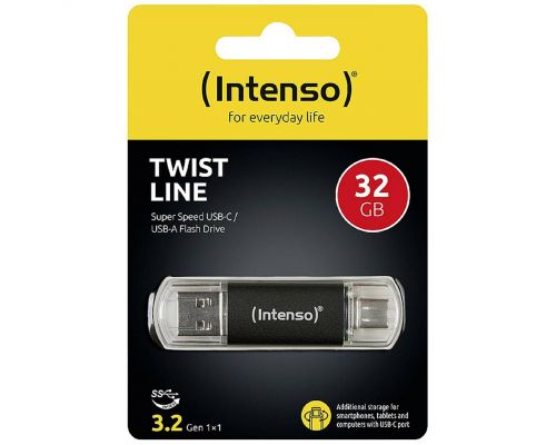Intenso USB Flash Drive 3.2 32GB Twist Line, image , 5 image
