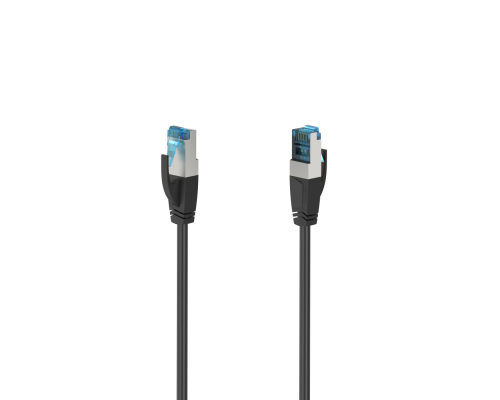 Мрежов пач кабел HAMA S/FTP, CAT 6a, RJ-45 - RJ-45, 10Gbit/s, 1.5 m, Черен, image 