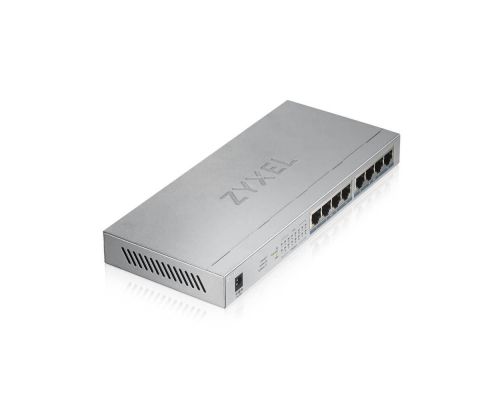 Суич ZyXEL GS1008-HP, 8-портов гигабитов неуправляем PoE+, 60W, image 