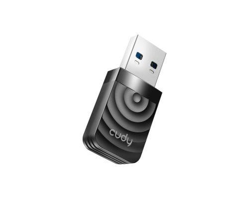 Безжичен нано адаптер Cudy WU1300S, USB 3.0, 2.4/5 Ghz, Вградена антена 2dBi, image _ab__is.image_number.default