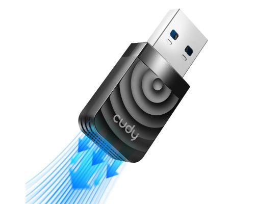 Безжичен нано адаптер Cudy WU1300S, USB 3.0, 2.4/5 Ghz, Вградена антена 2dBi, image _ab__is.image_number.default