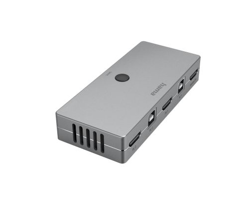 KVM превключвател Hama Connect2Switch, 4-портов, USB, HDMI, Вкл. кабели, image 