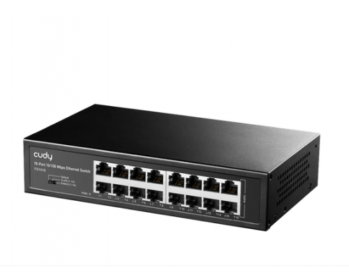Суич Cudy FS1016, 16 портов, 10/100Mbps, Metal Switch, image _ab__is.image_number.default