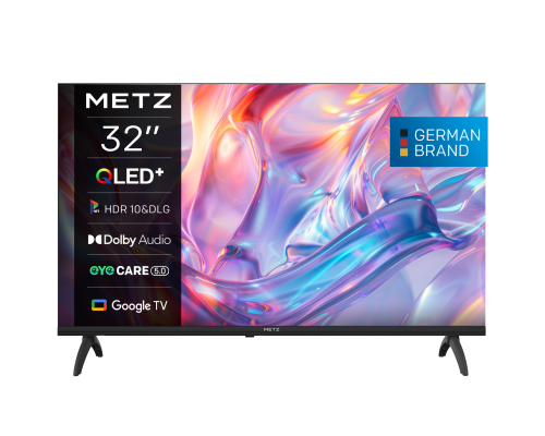 Телевизор METZ 32" 32MQH7000Z HD Ready QLED+ Google TV, Клас E, image 