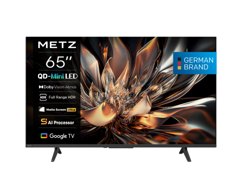 Телевизор METZ 65" 65MNH7000Z UHD 4K QD-Mini LED, Matte Screen Ultra, Google TV, Клас E, image 