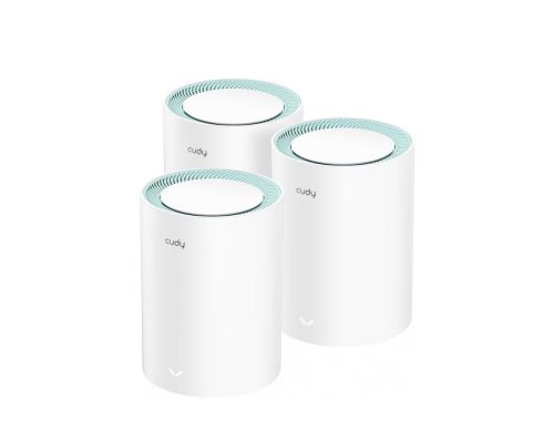 Безжичен рутер Cudy M1300, 3-pack, AC1200 Dual Band, 2.4/5 GHz, 300 -  867 Mbps, image 