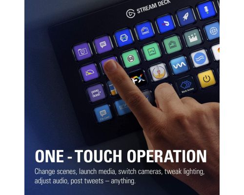 Контролер Elgato Stream Deck, 32 LCD бутона, черен, image _ab__is.image_number.default