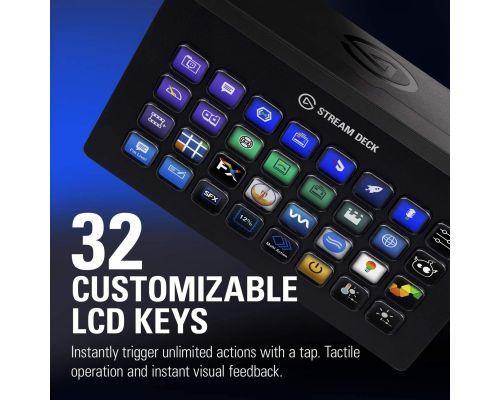 Контролер Elgato Stream Deck, 32 LCD бутона, черен, image _ab__is.image_number.default