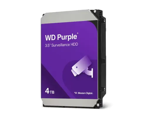 Хард диск WD Purple, 4TB, 5400rpm, 128MB, SATA 3, WD44PURZ, image 