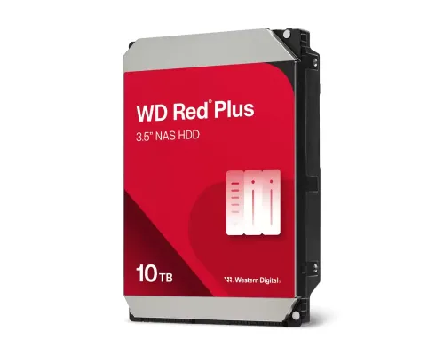 Твърд диск WD Red Plus WD101EFGX 10TB 3.5" 7200 rpm, 256MB, SATA3, image 