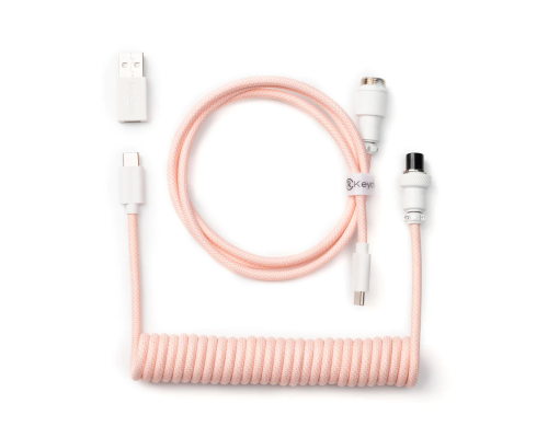 Cable Keychron Coiled Aviator Light Pink, image , 2 image