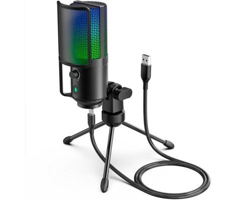 Desktop Microphone FIFINE K669 PRO2 RGB - Black, image , 2 image