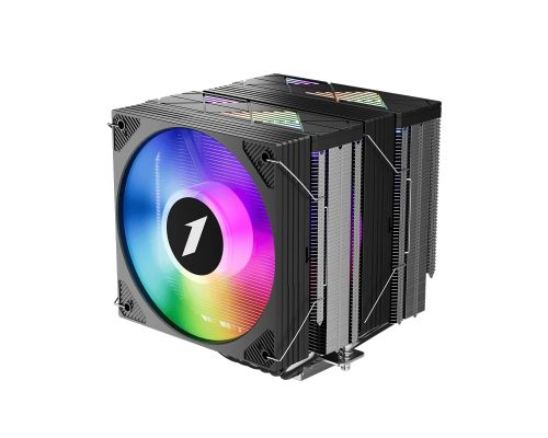 1stPlayer CPU Cooler CRYO CY12LD Black - LGA1851/AM5, Dual-Tower, ARGB, image , 2 image