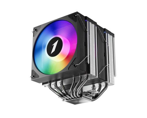 1stPlayer CPU Cooler CRYO CY12LD Black - LGA1851/AM5, Dual-Tower, ARGB, image , 3 image
