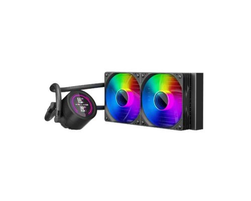 1stPlayer Water Cooling 240mm - Thunderstorm TS4 240 Black - Digital Display, aRGB, image , 3 image
