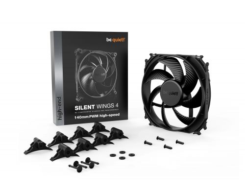 be quiet! Fan 140mm - SILENT WINGS 4 140mm PWM high-speed, image , 4 image