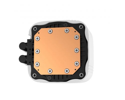 DeepCool Water Cooling LS520 SE White - Addressable RGB, Infinity mirror design - LGA1700/AM5, image , 2 image