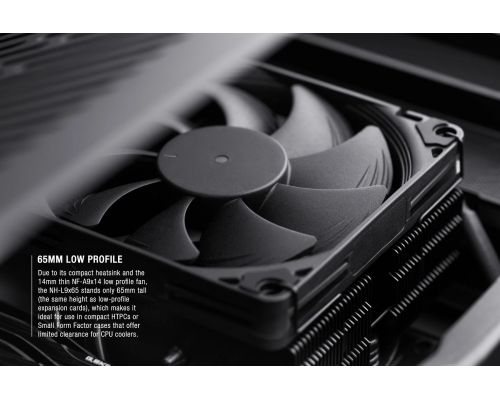 Noctua Охлаждане CPU Cooler NH-L9x65 chromax.black - LGA1851/1700/1200/AM5, image _ab__is.image_number.default