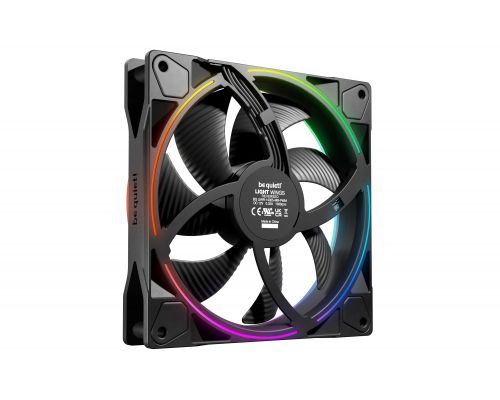 be quiet! Fan 140mm - LIGHT WINGS 140mm PWM Reverse Black, image , 2 image