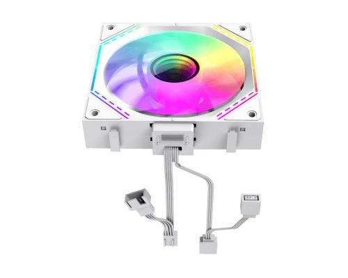 Gamemax Fan Pack 3-in-1 3x120mm - FN12A-S3I White, Daisy-Chain, Addressable RGB, image , 4 image
