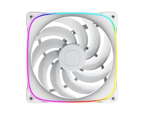 Geometric Future Комплект вентилатори Fan Pack 3-in-1 140 mm - Squama 2503W-14 White, image _ab__is.image_number.default