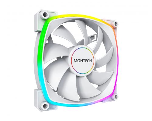 Montech вентилатор AX140 PWM, Fan 140mm, ARGB, White, image 