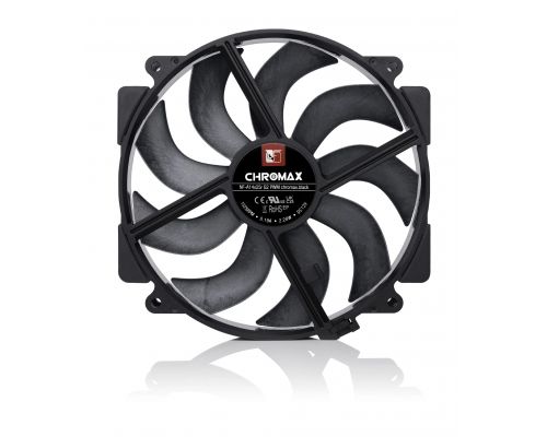 Noctua Fan 140mm - NF-A14x25r G2 PWM chromax.black, image , 3 image