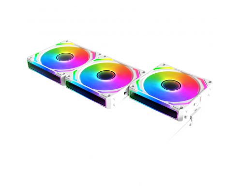 Xigmatek Комплект вентилатори Fan Pack 3-in-1 3x120mm - Starlink Ultra Arctic - Infinity Mirror, A-RGB, image _ab__is.image_number.default