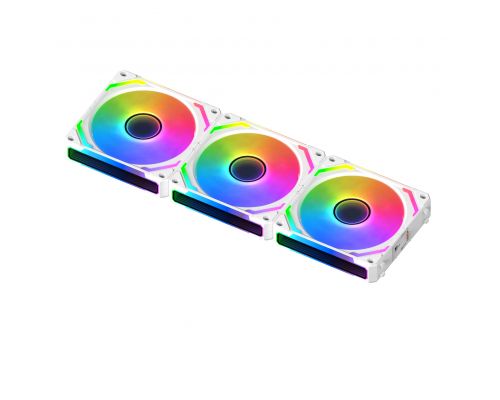 Xigmatek Комплект вентилатори Fan Pack 3-in-1 3x120mm - Starlink Ultra Arctic - Infinity Mirror, A-RGB, image _ab__is.image_number.default