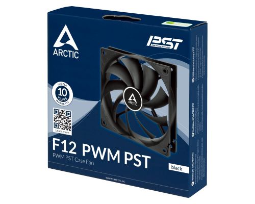 Arctic Вентилатор Arctic Fan F12 PWM PST (black) - 120mm/230-1350rpm, image _ab__is.image_number.default