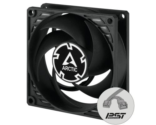 Arctic вентилатор Fan 80mm P8 PWM PST - black/black - 200-3000rpm, image 