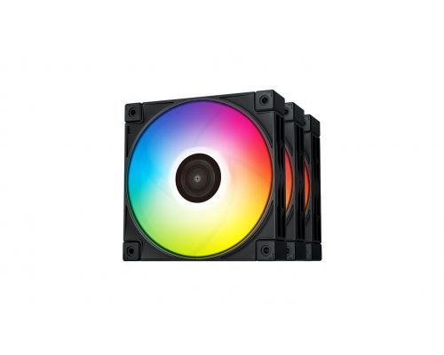 DeepCool Комплект вентилатори Fan Pack 3-in-1 3x120mm - FC120 Black, Addressable RGB, image 