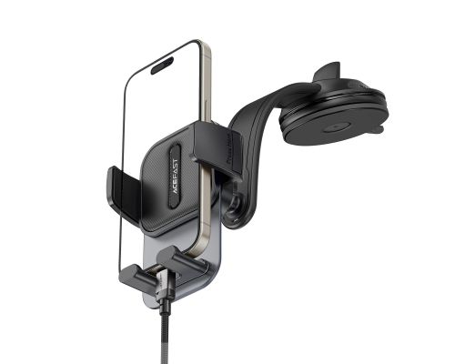 Acefast Car phone holder - 360 degree - D26 Black, image , 4 image