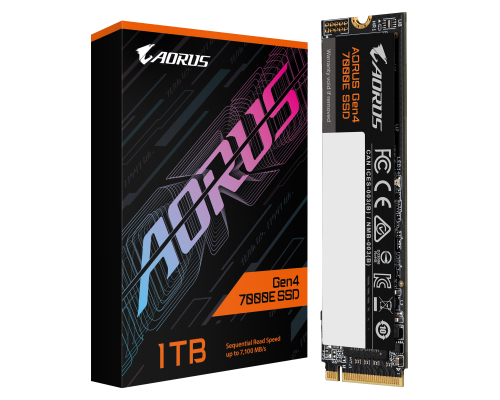 SSD Gigabyte AORUS 7000E 1TB, NVMe, PCIe 4.0 Gen4, image , 4 image