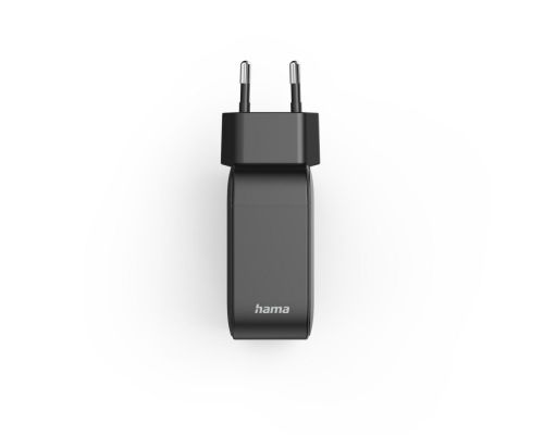 HAMA Бързо зарядно GaN, 2x USB-C, 1x USB-A, PD, 100 W, черно, image _ab__is.image_number.default