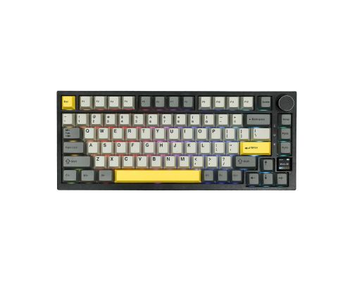 Ajazz геймърска механична клавиатура Wireless Gaming Mechanical Keyboard AK820 PRO - Flying Fish [Linear] (English US), Black, Gray, image 