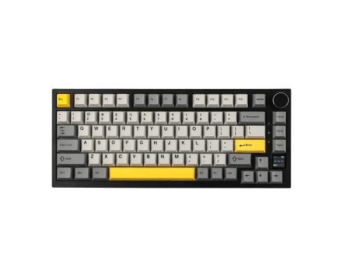 Ajazz геймърска механична клавиатура Wireless Gaming Mechanical Keyboard AK820 PRO - Flying Fish [Linear] (English US), Black, Gray, image _ab__is.image_number.default