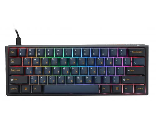 Ducky Professional Gaming Mechanical Keyboard One 3 Pro Mini Nazca Line - 8K, Cherry MX2A RGB Brown [Tactile], image 
