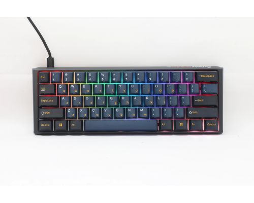 Ducky Professional Gaming Mechanical Keyboard One 3 Pro Mini Nazca Line - 8K, Cherry MX2A RGB Brown [Tactile], image , 2 image